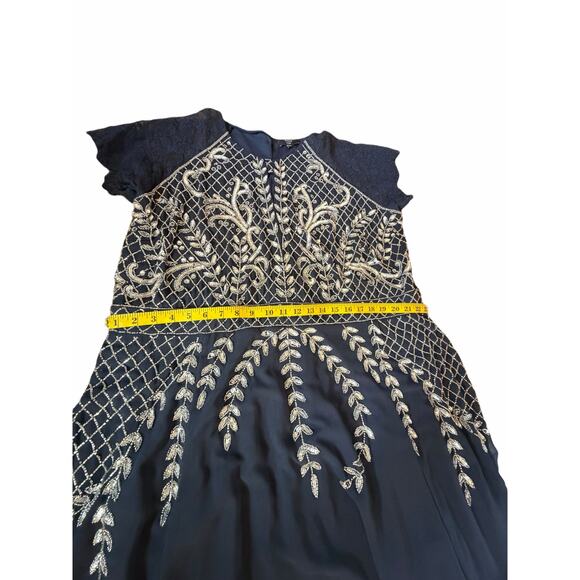 Joanna Hope Navy Beaded Gown - Size 30 - Picture 8 of 16